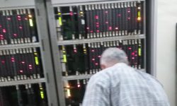 رفع خرابی سوئیچ مرکز مخابرات شهر دوزین از توابع شهرستان مینودشت