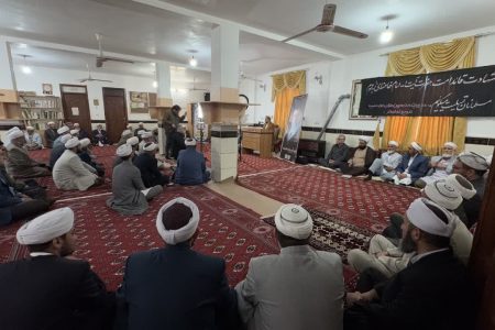 گردهمایی بزرگ علمای اهل سنت ترکمن به یاد شهید آیت الله خامنه ای