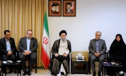 دیدارمدیران کل و اعضای شورای معاونین آموزش و پرورش گلستان با آیتالله نورمفیدی