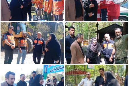 خدمات شایسته ستاد خدمات سفر شهرستان به مسافران و گردشگران در روز طبیعت