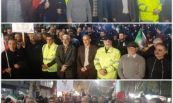 همراهی و حضورپر رنگ کارکنان شرکت گاز استان گلستان در تجمع شبانه جنگ رمضان و آئین اربعین امام شهید انقلاب