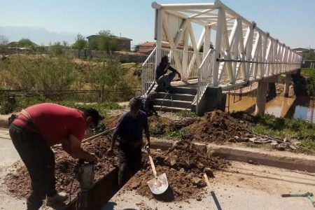 تقویت شبکه مخابرات در روستای قرنجیک محله گمیشان