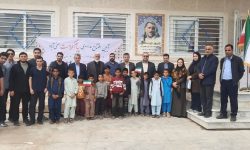 افتتاح مدرسه ۳ کلاسه پیام کرامت در آق قلا