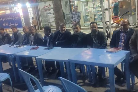 حضور رئیس مخابرات کلاله در میز ارتباطات مردمی شهرستان کلاله