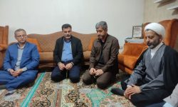 دیدار سردار حاتمی فرمانده مرزبانی استان گلستان با خانواده شهید والامقام سرهنگ سدیدی