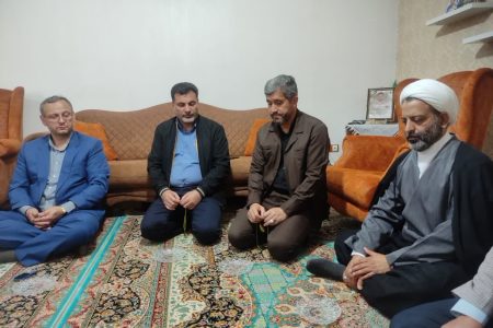 دیدار سردار حاتمی فرمانده مرزبانی استان گلستان با خانواده شهید والامقام سرهنگ سدیدی