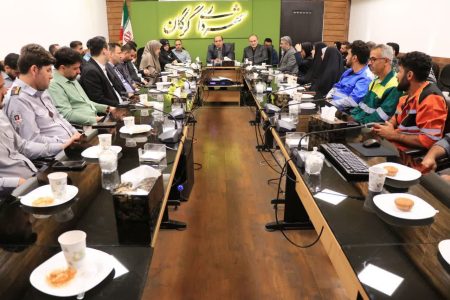 آیین تجلیل از کارکنان تازه متاهل شهرداری گرگان در روز ملی ازدواج