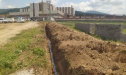 پایان عملیات توسعه و تفکیک خط انتقال آب در روستای «توماجلر چارقلی» شهرستان گمیشان