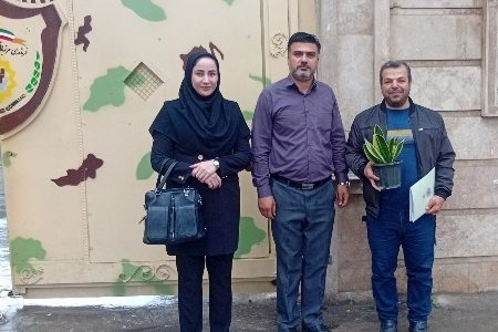 تقدیر از مدیر روابط عمومی مرزبانی به بهانه روز ارتباطات