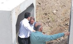 بازدید رئیس بهره برداری گاز مرکز و غرب استان گلستان از پروژه محافظت خط تغذیه لوله ۱۲ اینچ گازآق قلا