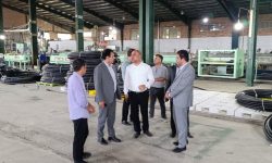 مدیرکل تعاون، کار و رفاه اجتماعی گلستان از واحدهای تولیدی شرکت تعاونی مقاومت بندر بازدید کرد