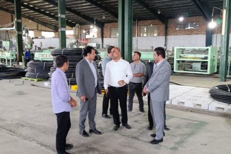 مدیرکل تعاون، کار و رفاه اجتماعی گلستان از واحدهای تولیدی شرکت تعاونی مقاومت بندر بازدید کرد