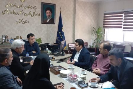 پیگیری مطالبات انجمن صنفی پیمانکاران در دیدار با مدیرکل تعاون، کار و رفاه اجتماعی گلستان
