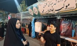 در شب صد و چهل و نهم از قرار شبانه حضور مدیرکل بهزیستی گلستان در تجمع مردمی و بازدید از موکب خادمان مهر