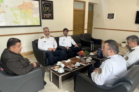 دیدار روسای پلیس راهور استان با رییس سازمان قضایی استان گلستان
