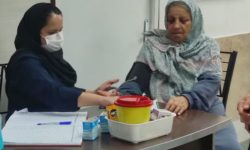 اجرای طرح غربالگری دیابت و فشار خون برای بازنشستگان در درمانگاه تخصصی شهید مطهری علیآباد کتول