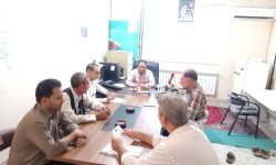 برگزاری جلسه هم‌اندیشی و برنامه‌ریزی وصول مطالبات و توسعه بازاریابی در مخابرات مراوه‌تپه