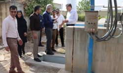 بازدید سرپرست شرکت شهرک‌های صنعتی از مدول دوم تصفیه‌خانه شهرک صنعتی گنبدکاووس
