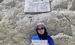 صعود کارمند اداره ثبت اسناد و املاک شهرستان گرگان به قله دماوند
