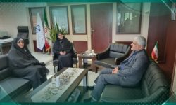 دیدار دکتر جهانشاهی مدیر کل انور بانوان و خانواده استانداری با معاونت امور بانوان وزارت ورزش