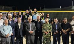 معرفی تیم های برتر در پایان تور ملی والیبال ساحلی زنان