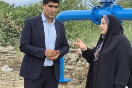 فرماندار شهرستان کردکوی به همراه معاون برنامه‌ریزی شهرستان از چاه شماره ۲ ولاغوز بازدید کرد