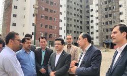 بازدید معاون مسکن و ساختمان وزیر راه و شهرسازی از پروژه های نهضت ملی مسکن در شهر گرگان