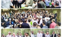همایش پیادهروی کارکنان دستگاههای اجرایی با شعار سلامتی را قدم بزن در جنگل النگدره گرگان