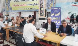 تقویت ارتباط بی واسطه با مردم با برگزاری میز خدمت