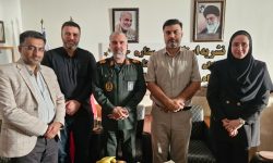 دیدار صمیمی فرمانده سپاه استان گلستان با مجموعه خبری سه ستاره