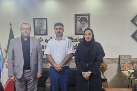 دیدار صمیمی مدیر کل نوسازی مدارس با مجموعه خبری سه ستاره