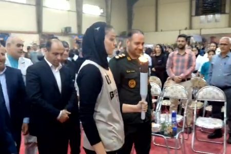 دومین مشعل المپیک محلات در گرگان روشن شد
